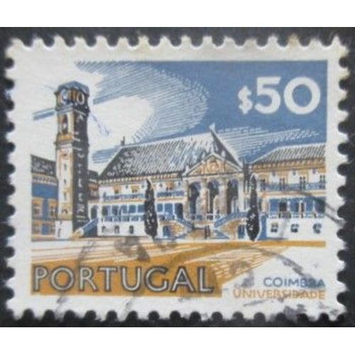 Portugal N°1136 Oblitéré Avec 1972 Au Verso