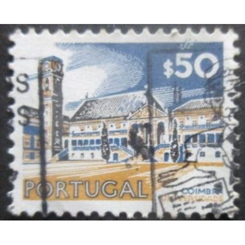Portugal N°1136 Oblitéré Avec 1975 Au Verso