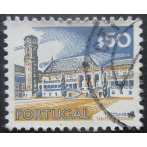 Portugal N°1136 Oblitéré Avec 1976 Au Verso