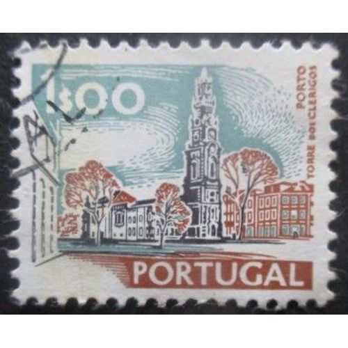 Portugal N°1137 Oblitéré Sans Date Au Verso
