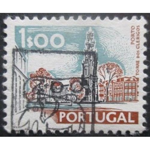 Portugal N°1137 Oblitéré Avec 1972 Au Verso