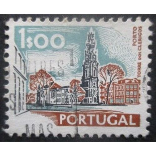 Portugal N°1137 Oblitéré Avec 1973 Au Verso