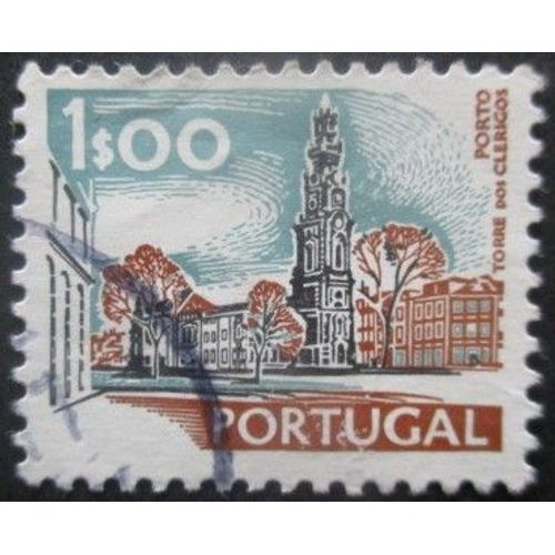 Portugal N°1137 Oblitéré Avec 1976 Au Verso