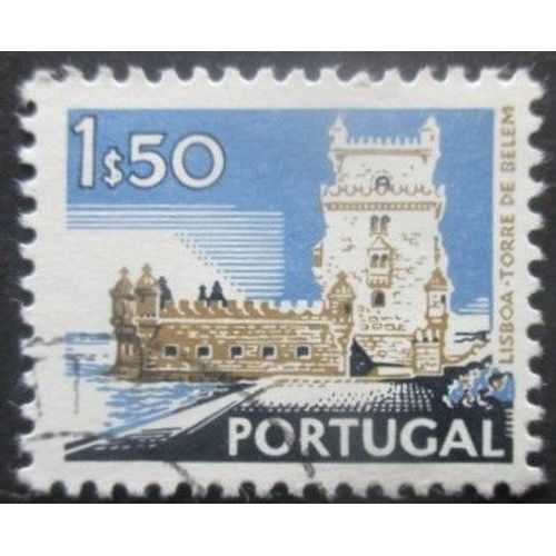 Portugal N°1138 Oblitéré Avec 1972 Au Verso