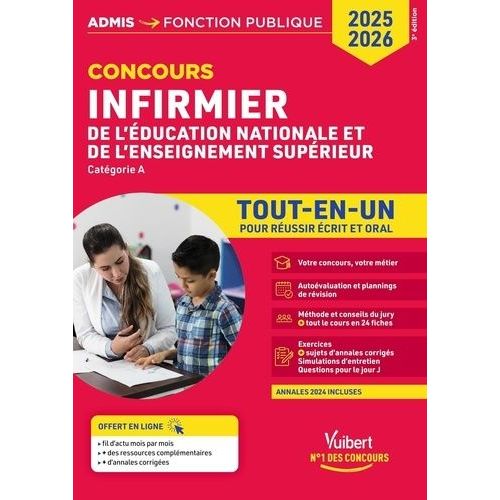 Concours Infirmier De L'éducation Nationale Et De L'enseignement Supérieur Catégorie A - Tout-En-Un