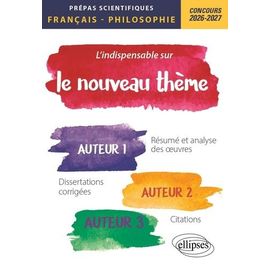 L'indispensable Sur Expériences De La Nature - Epreuve De Français/Philosophie Prépas Scientifiques 1re Et 2e Années