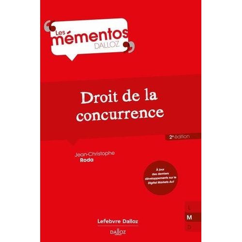 Droit De La Concurrence