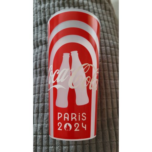 Gobelet Paris 2024 Coca-Cola Thème Plongée Plastique 50cl