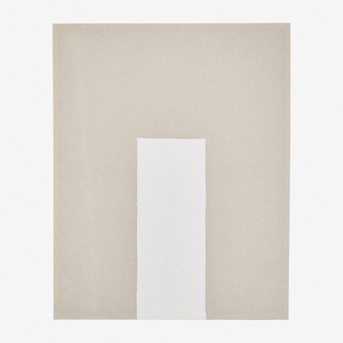 Toile De Lin Décorative Texture Plâtre (80x100 Cm) Antia Beige Semoline