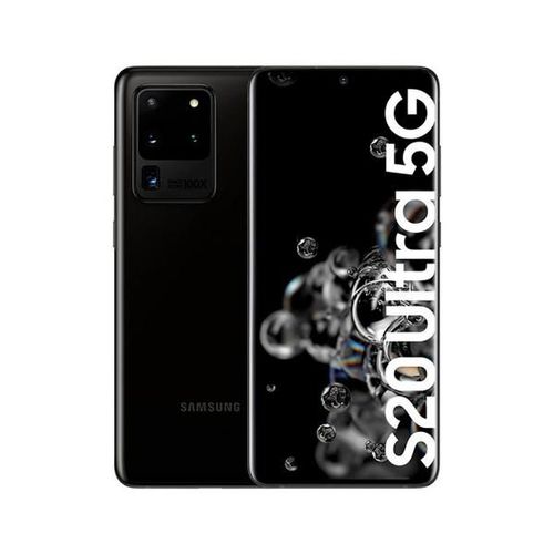 Samsung Galaxy S20 Ultra 5G 17,5 cm [6.9] 12 Go 128 Go Noir 5000 mAh (GALAXY S20 ULTRA BLACK 5G 128GB)