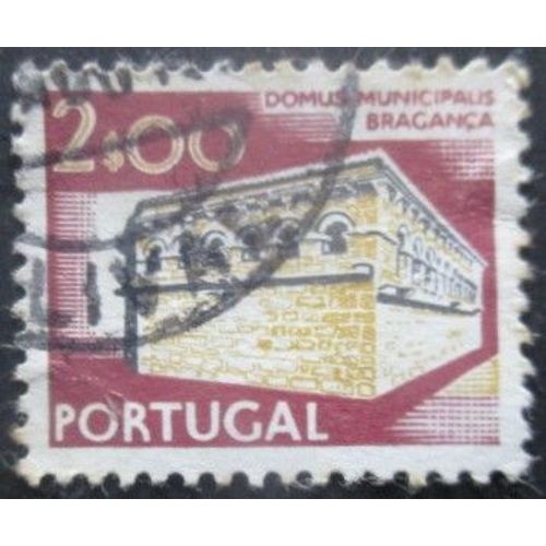 Portugal N°1222 Oblitéré Sans Date Au Verso