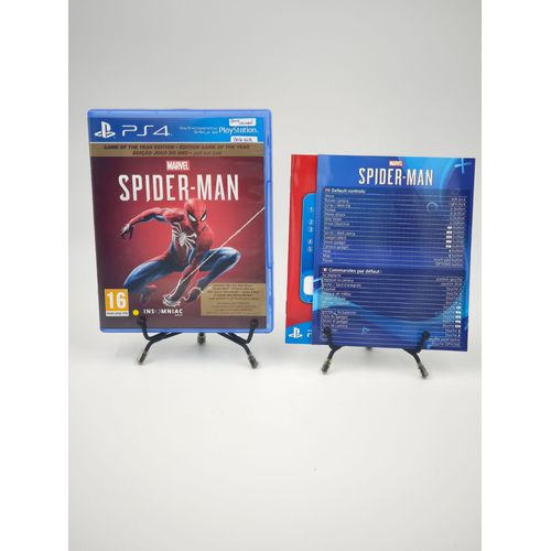 Jeu Playstation 4 Marvel Spider-Man Édition Game Of The Year (Goty) En Boite, Complet (Boite Eur) (Boite Légèrement Abîmée)
