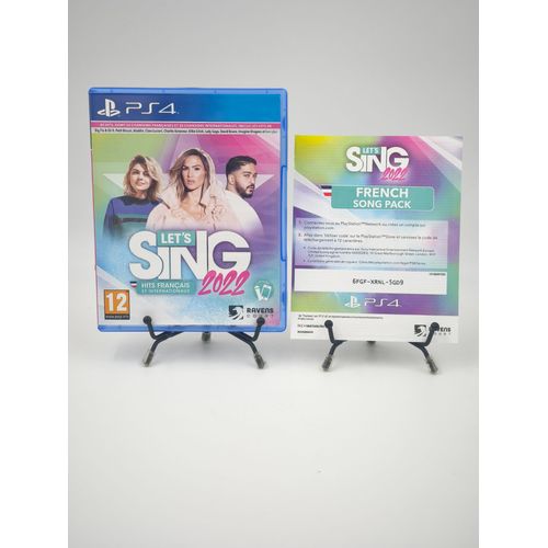 Jeu Playstation 4 Let's Sing 2022 Hits Français Et Internationaux En Boite, Complet