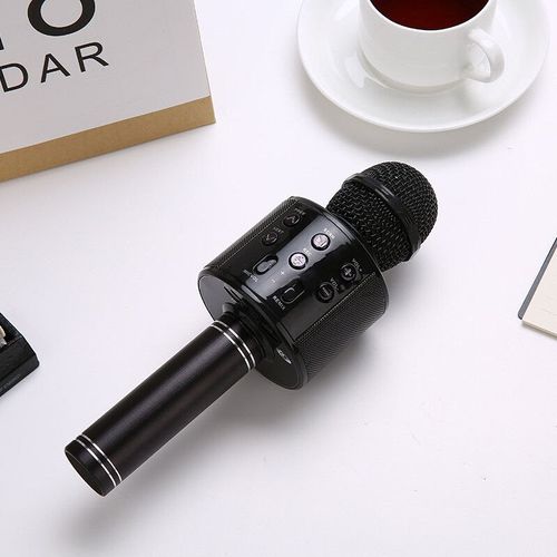 Microphone Bluetooth sans fil avec lumières LED pour enfants,chant 5 en 1,micro portable,haut-parleur,cadeaux pour [A728825351]
