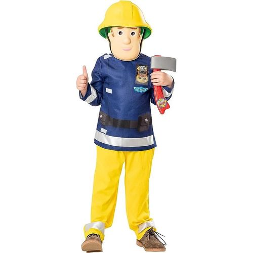 Rubies Official Fireman Sam Childs Costume Kids Fancy Dress 3-4 Years