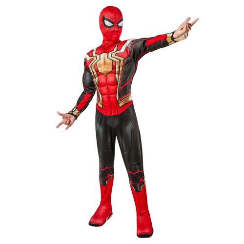 Rubies Official Marvel Iron Spider-Man No Way Home Deluxe Children Superhero Fancy Dress Costume Large