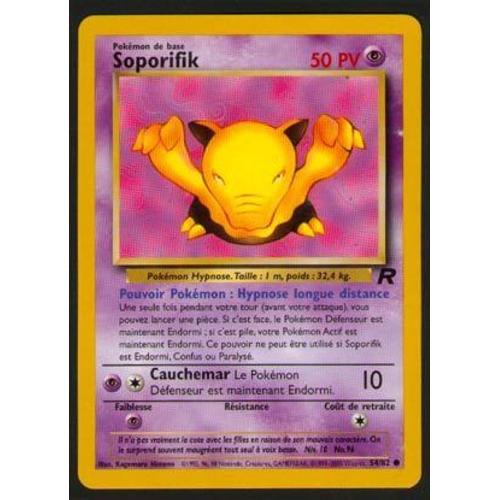 Carte Pokemon Soporifik 54/82 , N°96