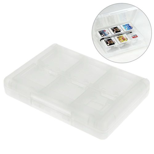 Étui Pour Cartes De Jeu 28 En 1,Compatible Avec Nintendo 3ds/3ds/Dsi/Dsi Xl/Dsi Ll/Ds/Ds Lite,Boîte De Rangement Pour Cartouches - Type White