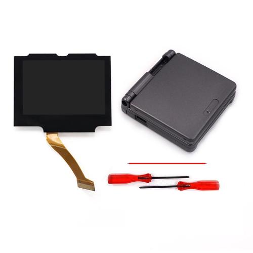 Kit De Pour Écran Lcd Regional V5 Ips Gba Sp,Rétro-4.2,Pour Game Boy Advance Sp No Need,Coque En T Toxique - Type Black