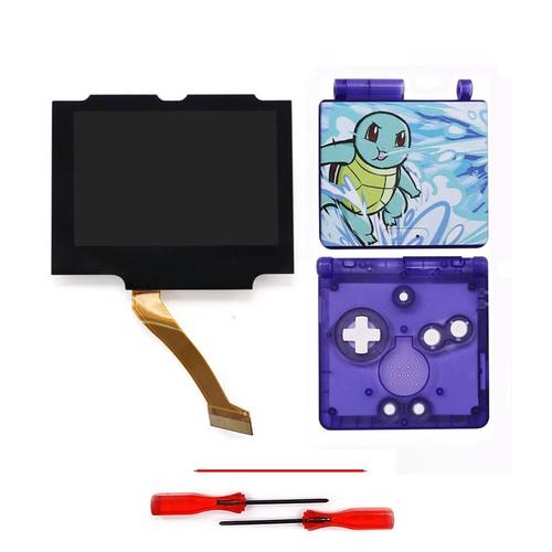 Kit De Pour Écran Lcd Regional V5 Ips Gba Sp,Rétro-4.2,Pour Game Boy Advance Sp No Need,Coque En T Toxique - Type Pattern 6 #A