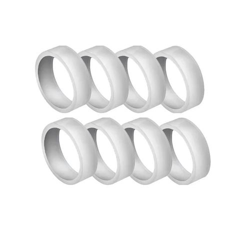 Protecteur De Joystick Invisible En Caoutchouc Artificiel Astique Anti-Usure,Anneau De Protection Pour Steam Deck Rog Ally,Accessoires De Jeu - Type 8pcs White