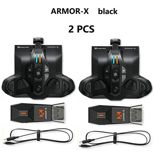 Bigbig Won Armor-X Pro Bouton Arrière Sans Fil Adaptateur De Palette Arrière Pour Contrôleur De Jeu Xbox Series X/S Switch Pc Manette De Jeu - Type 2 Pcs Armor-X Black