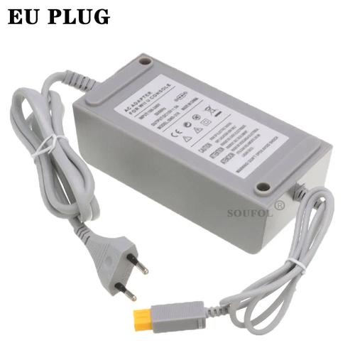 Chargeur Mural Pour Console Nintendo Wii U,Adaptateur Secteur,Câble D'alimentation,Accessoires,Prise Eu,Us - Type Eu Plug