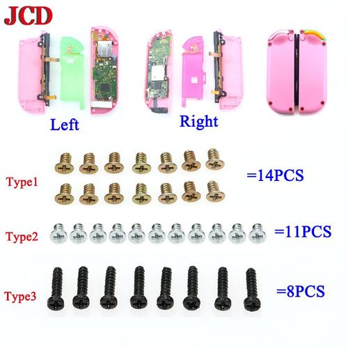 Jcd-Vis En Croix Pour Nintendo Switch Ns Nx Joy-Con,Pièces De Réparation Pour Contrôleur Pomercon,Stores Right - Type L And R 1set