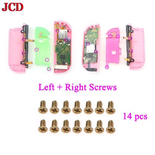 Jcd-Vis En Croix Pour Nintendo Switch Ns Nx Joy-Con,Pièces De Réparation Pour Contrôleur Pomercon,Stores Right - Type1 14pcs