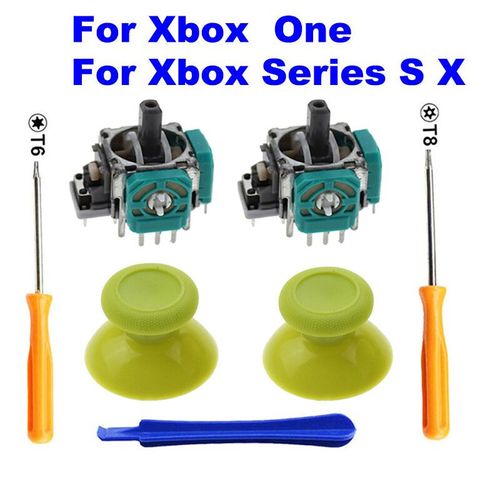 Capteur De Joystick Analogique 3d,Potentiomètres Et Thumbstick,Microsoft Xbox One S Et X Series Contrmatérielle,2 Pièces - Type G