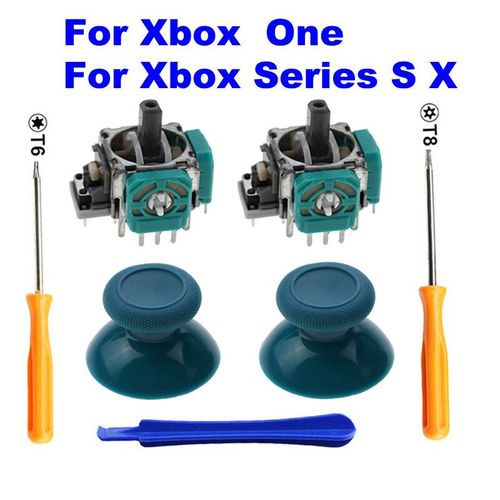 Capteur De Joystick Analogique 3d,Potentiomètres Et Thumbstick,Microsoft Xbox One S Et X Series Contrmatérielle,2 Pièces - Type F