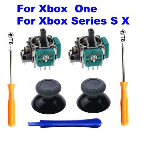 Capteur De Joystick Analogique 3d,Potentiomètres Et Thumbstick,Microsoft Xbox One S Et X Series Contrmatérielle,2 Pièces - Type J