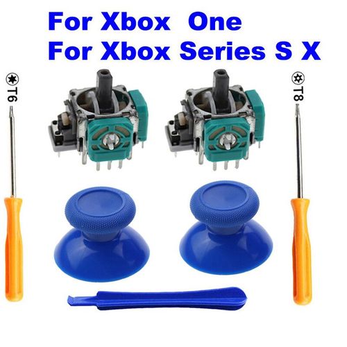 Capteur De Joystick Analogique 3d,Potentiomètres Et Thumbstick,Microsoft Xbox One S Et X Series Contrmatérielle,2 Pièces - Type C