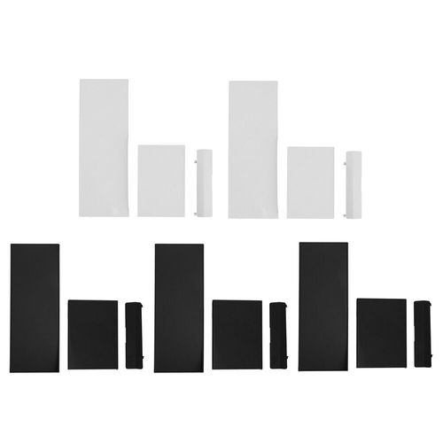 Couvercle De Fente De Porte De Carte Mémoire Pour Nintendo Wii,Accessoires De Console,De Carte Mémoire Gc,1 À 5 Ensembles,3 En 1 - Type 3set Black2set White