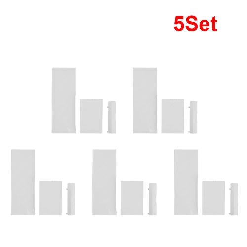 Couvercle De Fente De Porte De Carte Mémoire Pour Nintendo Wii,Accessoires De Console,De Carte Mémoire Gc,1 À 5 Ensembles,3 En 1 - Type 5set White