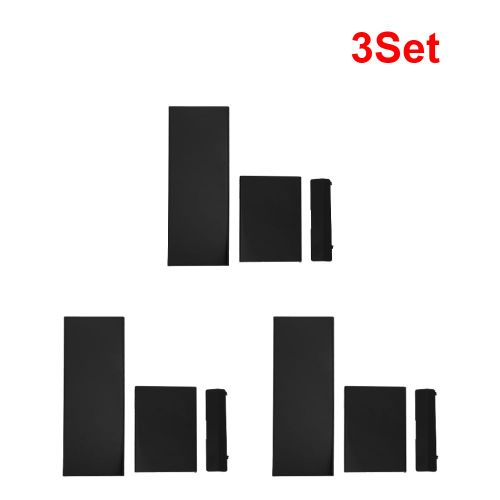 Couvercle De Fente De Porte De Carte Mémoire Pour Nintendo Wii,Accessoires De Console,De Carte Mémoire Gc,1 À 5 Ensembles,3 En 1 - Type 3set Black