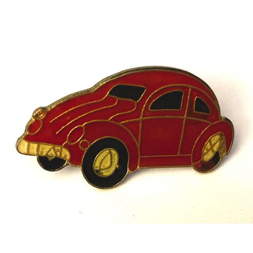 Pins Automobile Volkswagen Coccinelle Rouge