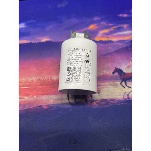 Condensateur B49P997 Antiparasite seche-linge BEKO FC86-C-25016-18 0.47 UF 2x27nf