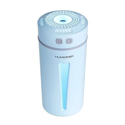 Atomiseur de purificateur de diffuseur d\air d\humidificateur à la maison ultrasonique de tasse de couleur Bleu.
