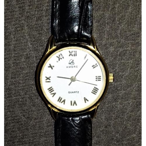 Montre Femme Avec Bracelet Noir Vintage