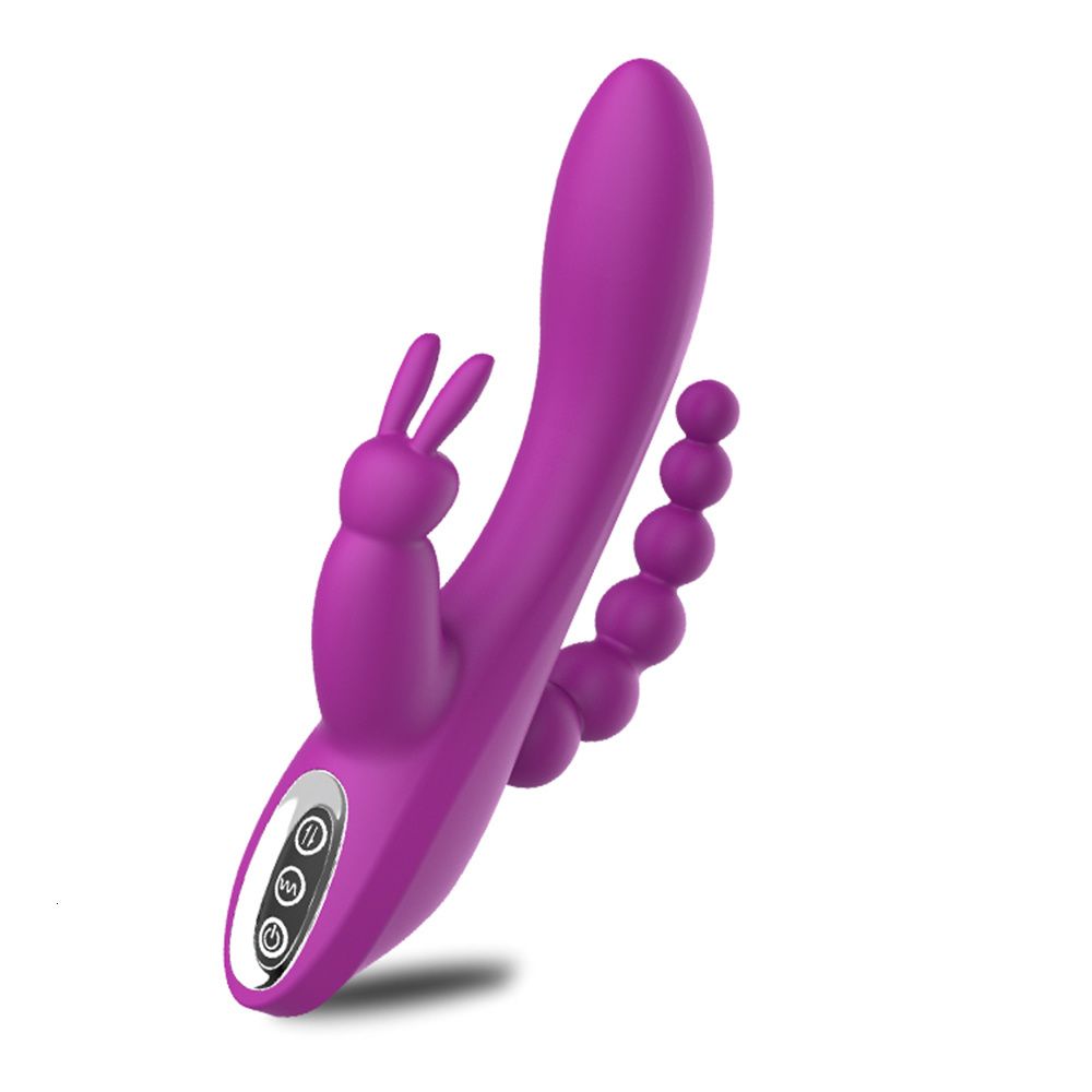 Vibromasseur 3 En 1 Pour Homme Et Femme, Lapin, Violet, Rose, Massage De L'anus, Du Clitoris, Point G/P, Stimulation Du Corps, Jouet Sexuel, Disponible En Couple