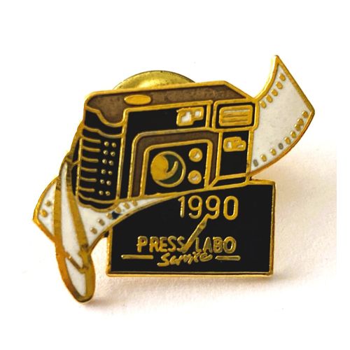 Pins Photographie Press Labo 1990 Appareil Photo