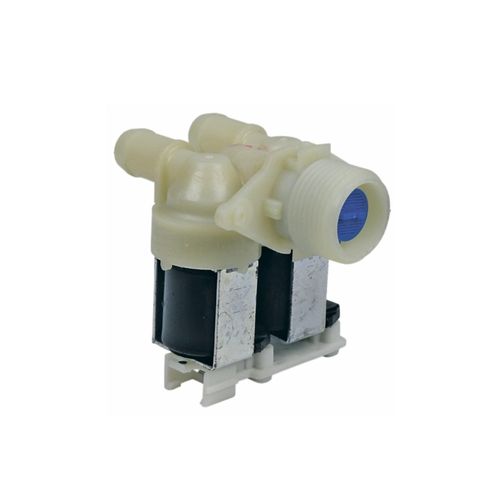 Electrovanne 2 voie 180° B49P1005 Lave-linge - 480111100199 33490139 Lave-linge WHIRLPOOL, BAUKNECHT, IGNIS, LADEN, POLAR, MAYTAG, TEGRAN, GALA, KITCHENAID, PRIVILEG