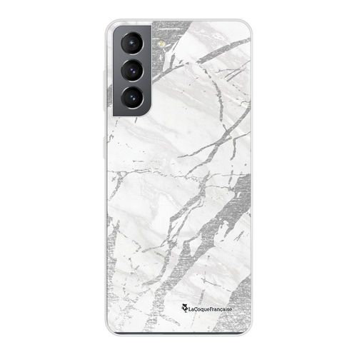 Coque Samsung Galaxy S21 5g 360 Intégrale Transparente Marbre Gris Tendance La Coque Francaise.