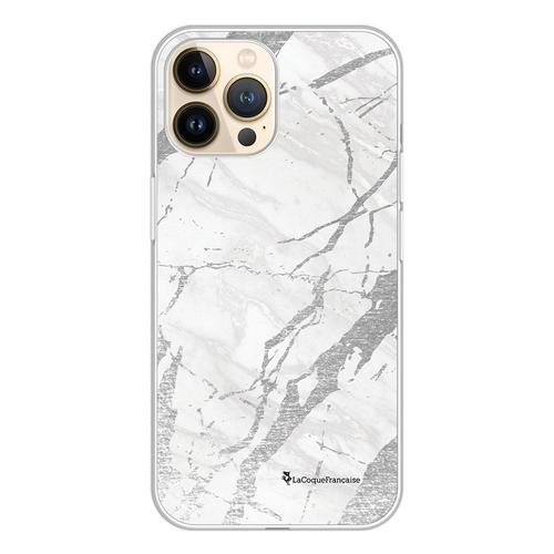 Coque Iphone 13 Pro Silicone Transparente Marbre Gris Ultra Resistant Protection Housse Motif Ecriture Tendance La Coque Francaise