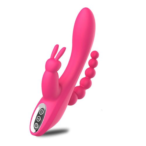 Vibromasseur 3 En 1 Pour Homme Et Femme, Lapin, Violet, Rose, Massage De L'anus, Du Clitoris, Point G/P, Stimulation Du Corps, Jouet Sexuel, Disponible En Couple