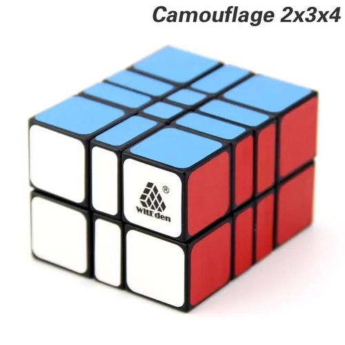 Witeden Camouflage 2x2x3 2x2x4 2x3x4 3x3x2 3x3x3 3x3x4 4x4x2 4x4x3 Cube Magique Néo Vitesse Puzzle Antistress Jouets Pour Enfants - Type 2x3x4