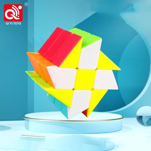 Qiyi-Cube Magique De La Série Zongzi,Dakota Ide Miroir,Jouets Éducatifs Précoces,Impression Miroir Sq1,Cuir Chevelu D'érable,26 Styles #P