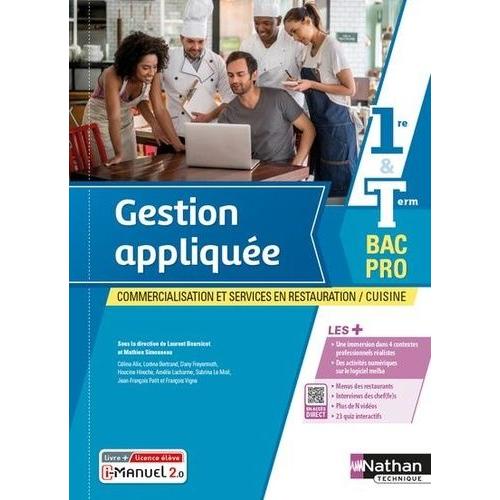 Gestion Appliquée 1re & Tle Bac Pro - Commercialisation Et Services En Restauration, Cuisine