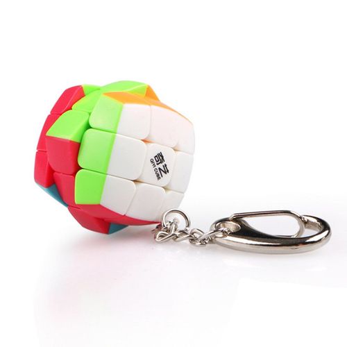 Qiyi Mini Jxkeychain Puzzle Pendant For Children,Mofangge Ivy Jinzita,Magic Cube,Toys,3x3 - Type A